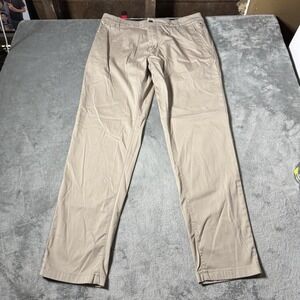 Birddogs Chino Pants Men's 32x30 (32x29) Lined Slim Fit Performance Golf Preppy